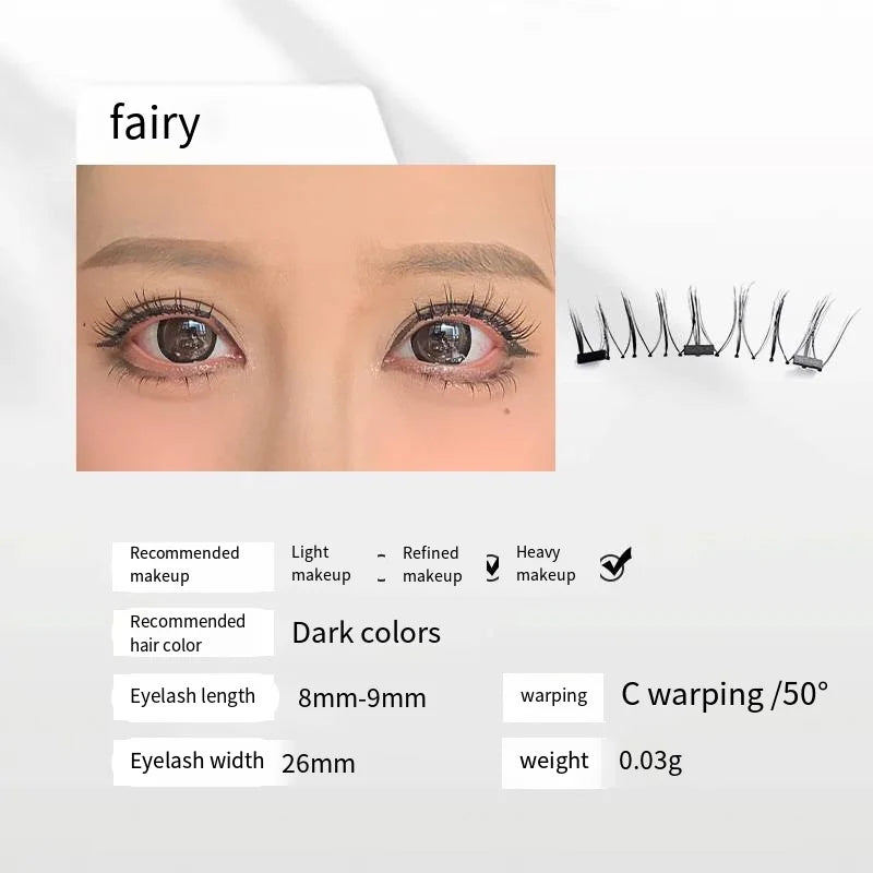 Magnetic Eyelashes New Products Handmade No Glue Needed No Eyeliner False Eyelashes Soft Magnets Quantum Magnetic Lashes Set