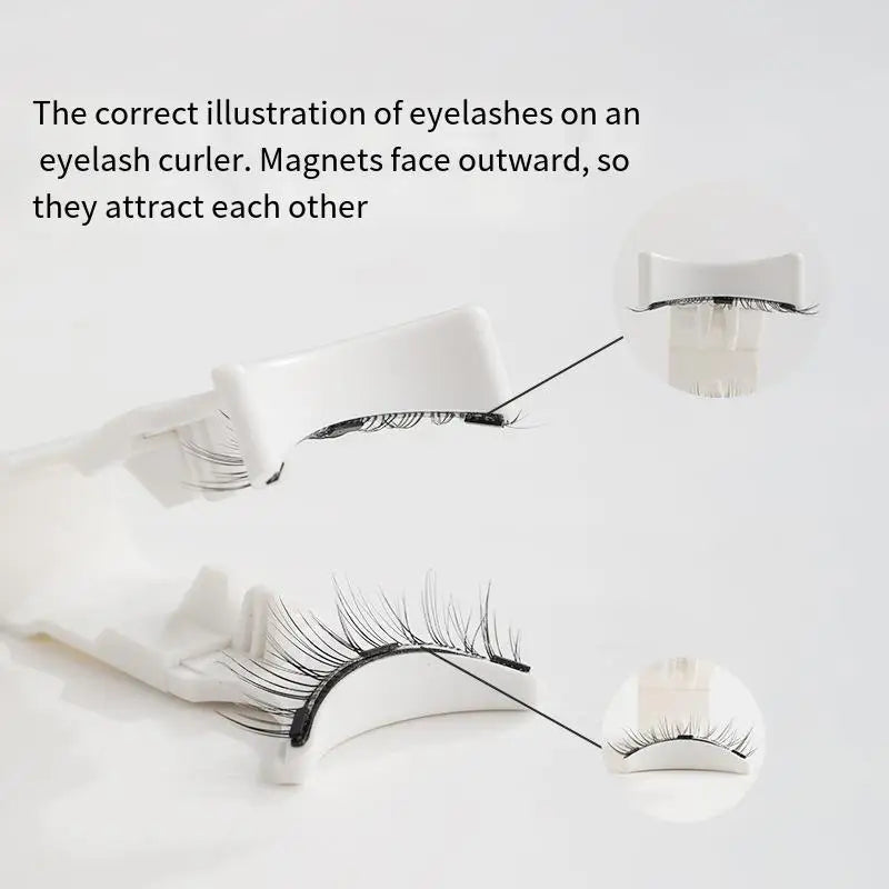 Magnetic Eyelashes New Products Handmade No Glue Needed No Eyeliner False Eyelashes Soft Magnets Quantum Magnetic Lashes Set